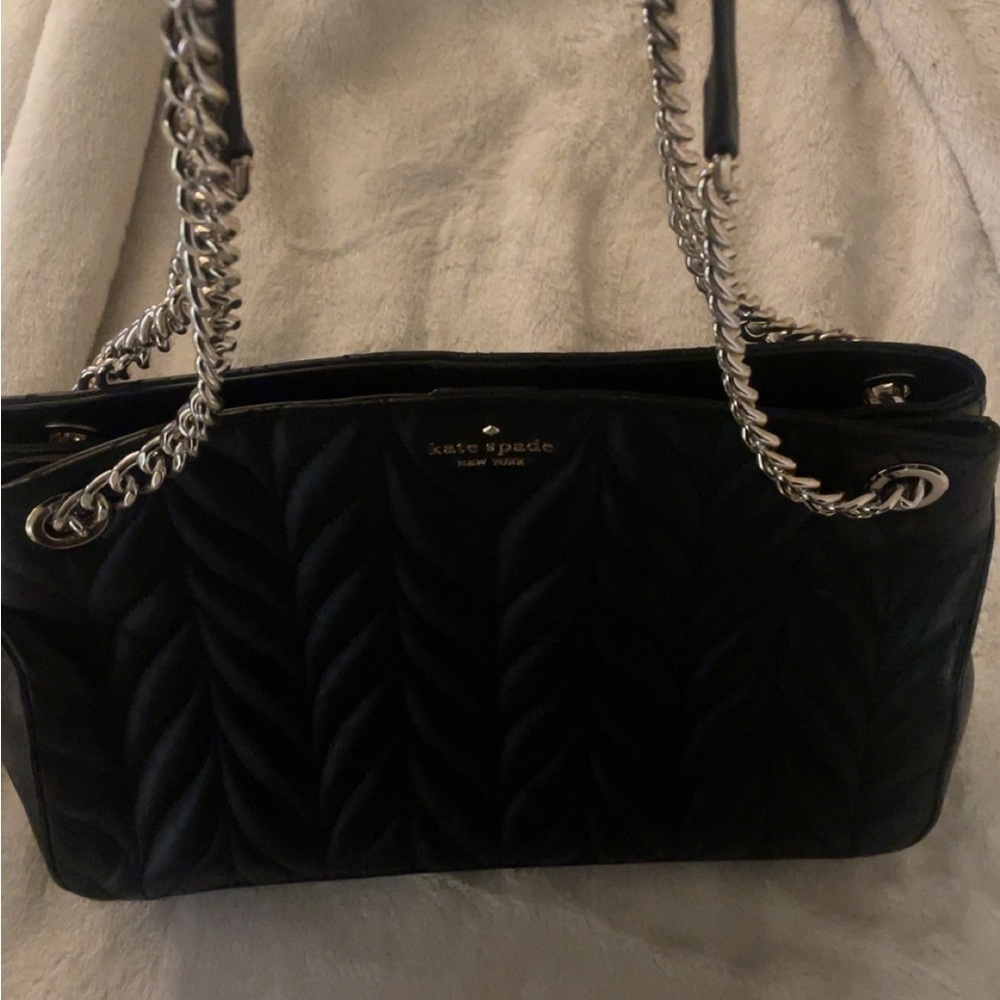 Kate Spade New York Women's Carey Smooth Leather Quilted Tote Bag